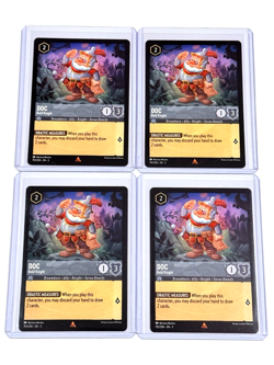 Disney Lorcana Shimmering Skies - Doc, Bold Knight #193/204 Rare Non Foil (4) - Image 1