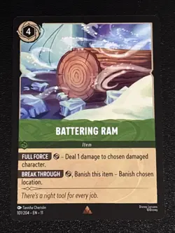 Disney Lorcana Winterspell Battering Ram 101/204 NM Rare - Image 1