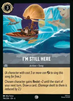 I'm Still Here Foil (196) Azurite Sea Disney Lorcana - Image 1