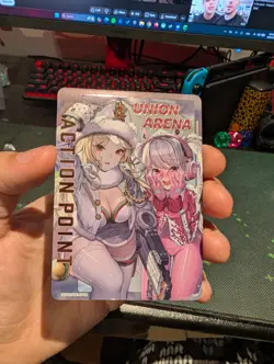 Union Arena Nikke Goddess Of Victory Rare Battle (Gold) Foil Action Point Promo - Image 3