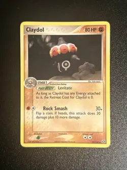 Claydol 24/106 2005 EX Emerald Pokemon Card TCG Yuka Morii Non Holo - Lp - Image 1