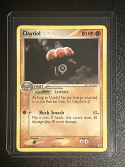 Claydol 24/106 2005 EX Emerald Pokemon Card TCG Yuka Morii Non Holo - Lp - Image 3