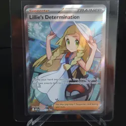 Lillie's Determination 169/132 Secret Rare Mega Evolution Card English (Mint +) - Image 1