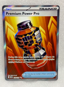 Premium Power Pro 174/132 Trainer Mega Evolution Holo Pokemon Card - Image 1