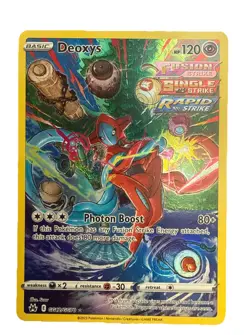 Pokemon TCG Deoxys Holo Card GG12/GG70 Crown Zenith Galarian Gallery Ultra Rare - Image 1