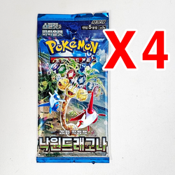 8 PACKS 151+Paradise Dragona(Surging Sparks)Pokemon Cards Booster Sealed KOREAN - Image 3