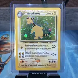 Pokemon TCG Ampharos Neo Revelation Holo Card 1/64 GERMAN - Image 1