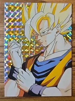 DBZ G-1 Super Saiyan Goku JPP/AMADA Funimation Card 1999 Dragon Ball Z FOIL - Image 1