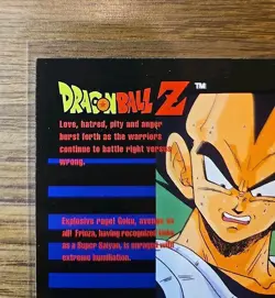 DBZ G-1 Super Saiyan Goku JPP/AMADA Funimation Card 1999 Dragon Ball Z FOIL - Image 3
