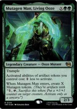 Mutagen Man, Living Ooze FOIL 124 TMT Teenage Mutant Ninja Turtles NM - Image 1