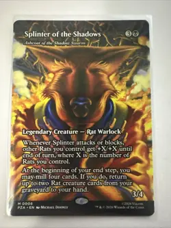 Splinter of the Shadows - Ashcoat of the Shadow Swarm (Borderless) Teenage... - Image 1