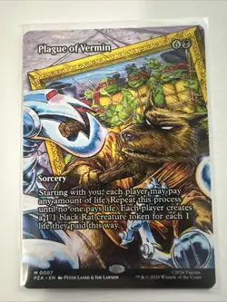 Plague of Vermin (Borderless) Teenage Mutant Ninja Turtles Eternal-Legal Regular - Image 1