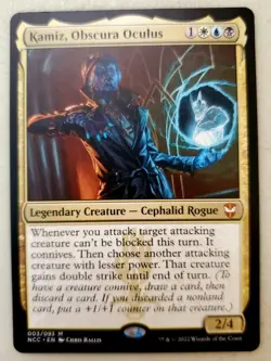 1x Kamiz, Obscura Oculus Streets of New Capenna MTG Magic the Gathering NM - Image 1
