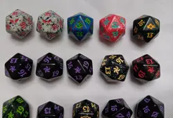 MTG Spindown D20 Dice Lot of 19 Various Sets & Colors - Image 2