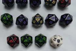 MTG Spindown D20 Dice Lot of 19 Various Sets & Colors - Image 3