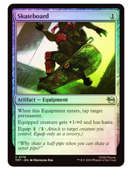 Skateboard - Foil Teenage Mutant Ninja Turtles MTG - Image 1