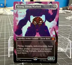 Krang, Utrom Warlord (Borderless) Mythic MTG Ninja Turtles - Image 1