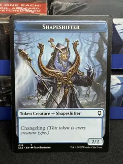 Shapeshifter Token 024 / 028 MTG Battle for Baldur's Gate CLB Unplayed New Mint - Image 2