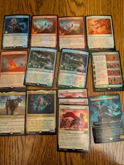 FOIL LANDS Mythics Rares magic the gathering mtg bulk lot vintage too - Image 3