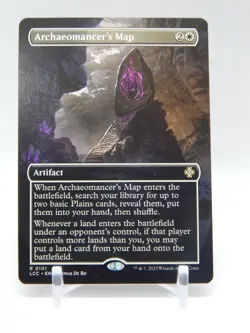Magic the Gathering Lost Caverns of Ixalan 101 - Archaeomancer's Map Borderless - Image 1