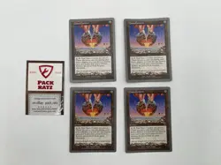 Lot Of Four Magic The Gathering MTG Unglued Artifact Chaos Confetti - Image 1