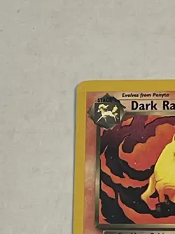 VTG Pokemon TCG Dark Rapidash 44/82 Team Rocket Non Holo Unlimited WOTC 2000 LP - Image 4