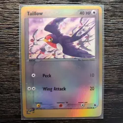 Taillow - Ruby and Sapphire #72/109 Reverse Holo - Pokemon NM - Image 1