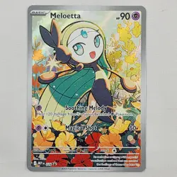 Meloetta 026 Black Star Promo Mega Evolution Full Art Holo Pokemon TCG 2025 NM - Image 1
