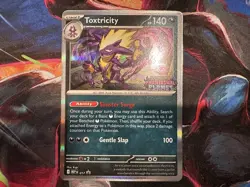 Pokemon TCG Toxtricity (PRERELEASE) MEP 017 Phantasmal Flames Stamped Promo NM - Image 1