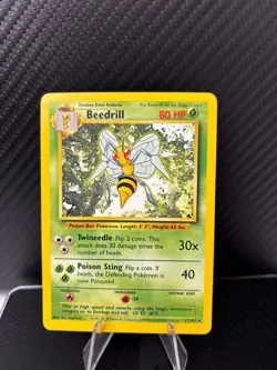 1999 Pokemon Unlimited Beedrill 17/102 LP - Image 1