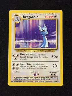Dragonair #18/102 - Pokemon TCG - Base Set - Rare - NM - Image 1