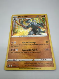 Machamp Holo Rare Pokemon TCG Card 026/073 - Image 2