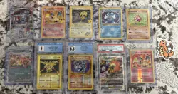 $100 Pokemon Lot – Celebrations Charizard, PSA, CGC Slabs - Image 1