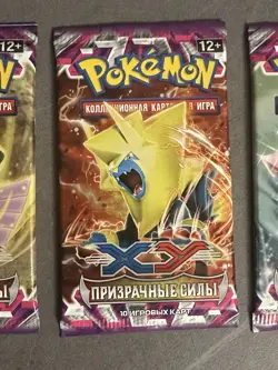 Pokemon TCG – 4× XY Phantom Forces Booster Packs (Art Set), Russian, Rare, Light - Image 4