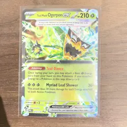 Teal Mask Ogerpon Ex 12/131 Pokemon TCG S&V Prismatic Evolutions Double Rare - Image 1
