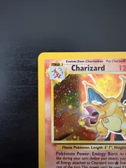 Pokemon Charizard Base Set 2 004/130 Holo Rare (Lightly played) - Image 3