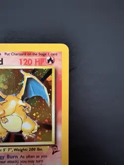 Pokemon Charizard Base Set 2 004/130 Holo Rare (Lightly played) - Image 4