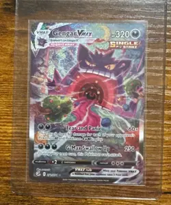 Gengar VMAX 271/264 Alt Art Alternate Art Secret Rare Fusion Strike Pokemon NM - Image 1