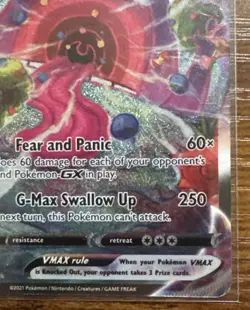 Gengar VMAX 271/264 Alt Art Alternate Art Secret Rare Fusion Strike Pokemon NM - Image 4
