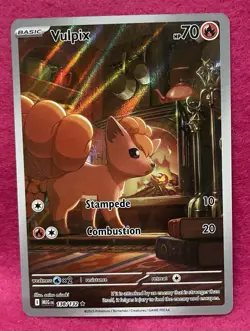 ✨Vulpix 138/132 ✨Mega Evolution Full Art Holo Pokemon TCG - Image 1