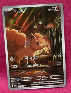 ✨Vulpix 138/132 ✨Mega Evolution Full Art Holo Pokemon TCG - Image 2