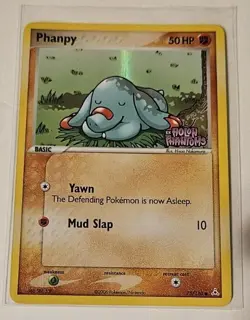 Pokemon Phanpy 75/110 EX Holon Phantoms Stamped Reverse Holo MP - Image 1