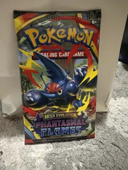 1x Pokemon TCG Phantasmal Flames Booster Pack - Assorted ✅ WITH FREEBIES ✅ - Image 1