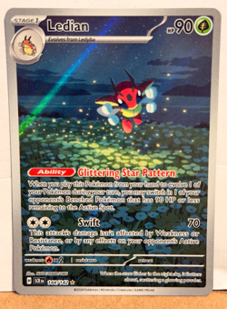 Ledian 144/142 IR Stellar Crown Sv07 ILLUSTRATION RARE HOLO Pokemon English Foil - Image 1