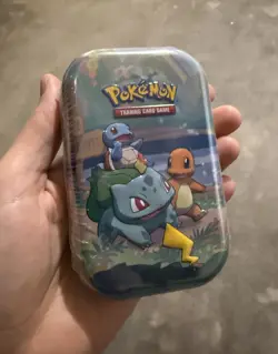 CELEBRATIONS Mini Tin Kanto Starters Pokemon TCG Factory Sealed Brand New - Image 1