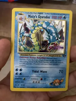 Pokemon TCG Misty's Gyarados Holo Rare Gym Challenge 13/132 Unlimited Edition - Image 5