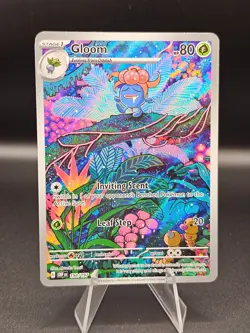 Pokemon TCG Gloom Illustration Rare Holo SV03: Obsidian Flames #198/197 - Image 1