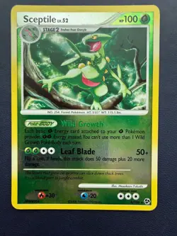 2008 Pokemon Diamond & Pearl Great Encounters 8 Sceptile Reverse Holo - Image 1