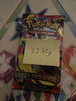 (HEAVY) 22.42g Pokemon TCG Mega Evolution Booster Pack (SEALED)✅ - Image 2
