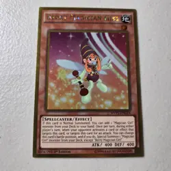 Yu-Gi-Oh TCG #MVP1-ENS14 Berry Magician Girl Secret Rare Gold,1st Edition - Image 1